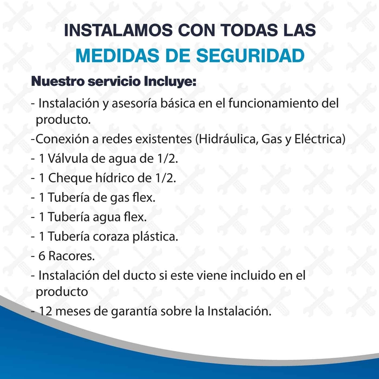 Servicio de Instalación Calentador Punto Cero