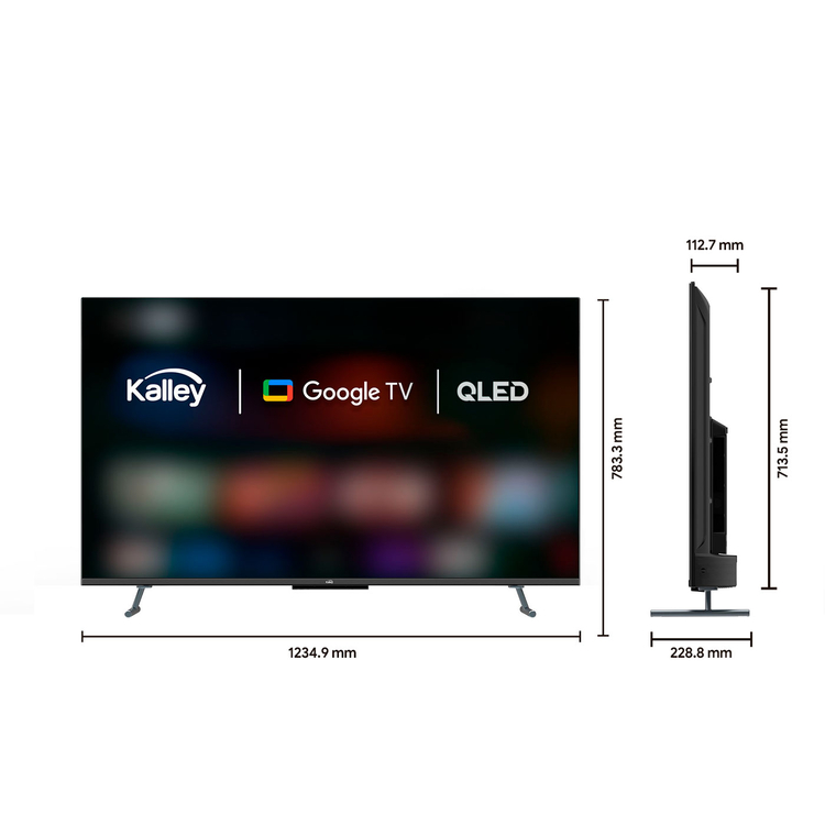 TV KALLEY 55" Pulgadas 139 cm K-GTV55UHDQV 4K-UHD QLED Smart TV Google TV KALLEY 55" Pulgadas 139 cm K-GTV55UHDQV 4K-UHD QLED Smart TV Google