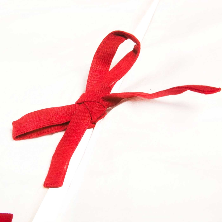 Pie de Árbol JOY Polka Navidad 110 cm Blanco Pie de Árbol JOY Polka Navidad 110 cm Blanco