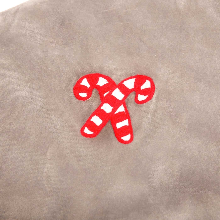 Pie de Árbol JOY "Hohoho" Navidad 110 cm Gris/Rojo Pie de Árbol JOY "Hohoho" Navidad 110 cm Gris/Rojo