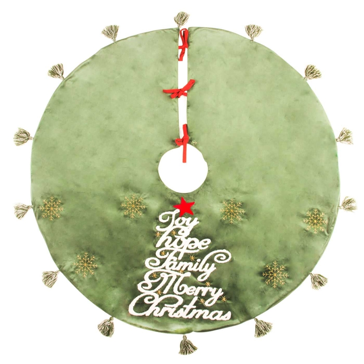 Pie de Árbol JOY Estrellas Navidad 110 cm Verde Pie de Árbol JOY Estrellas Navidad 110 cm Verde