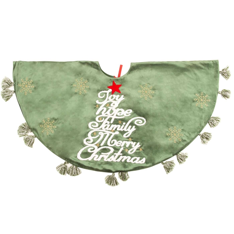 Pie de Árbol JOY Estrellas Navidad 110 cm Verde Pie de Árbol JOY Estrellas Navidad 110 cm Verde