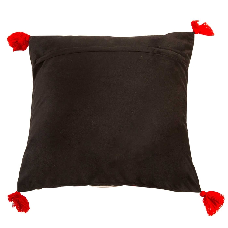 Cojín Decorativo JOY Papa Noel Navidad 45 x 45 cm Negro Cojín Decorativo JOY Papa Noel Navidad 45 x 45 cm Negro