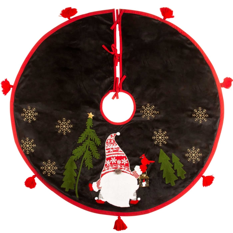 Pie De Árbol JOY Papa Noel Navidad 110 cms Negro Pie De Árbol JOY Papa Noel Navidad 110 cms Negro