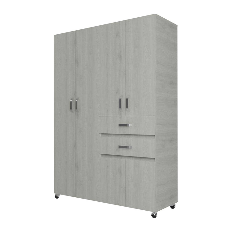 Armario Clóset MADERKIT Nova 140 cm Ceniza Armario Clóset MADERKIT Nova 140 cm Ceniza