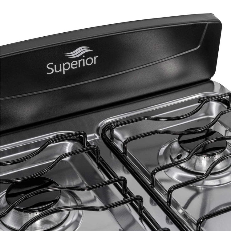 Estufa de Mesa SUPERIOR 4 Puestos Gas Propano 7053 Negro Estufa de Mesa SUPERIOR 4 Puestos Gas Propano 7053 Negro
