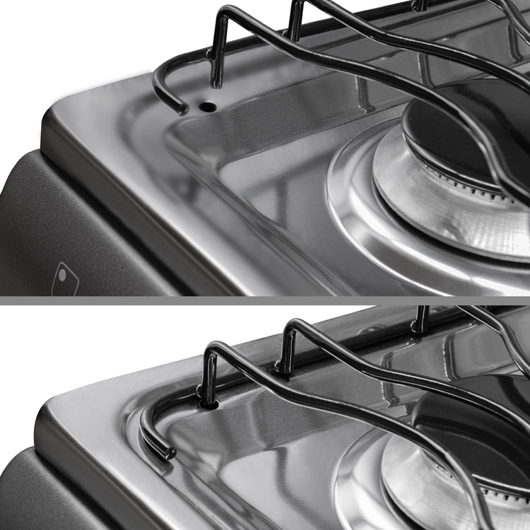 Estufa de Mesa SUPERIOR 4 Puestos Gas Natural 7053 Gris Estufa de Mesa SUPERIOR 4 Puestos Gas Natural 7053 Gris