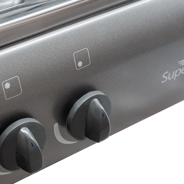 Estufa de Mesa SUPERIOR 4 Puestos Gas Propano 7053 Gris Estufa de Mesa SUPERIOR 4 Puestos Gas Propano 7053 Gris