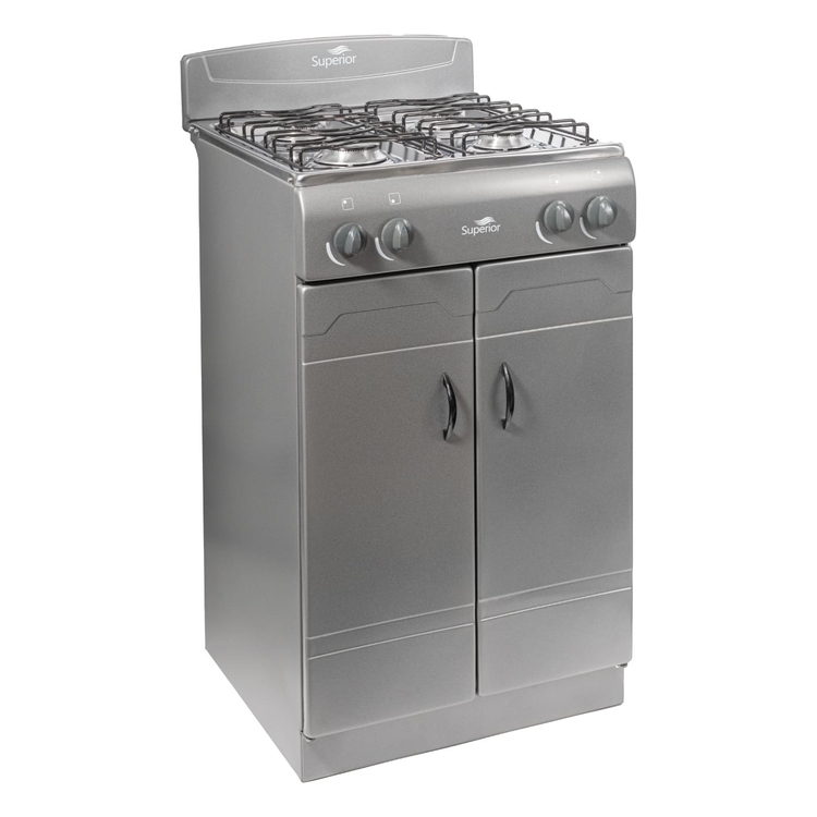 Estufa de Piso SUPERIOR 4 Puestos Gas Natural 7015 Gris Estufa de Piso SUPERIOR 4 Puestos Gas Natural 7015 Gris