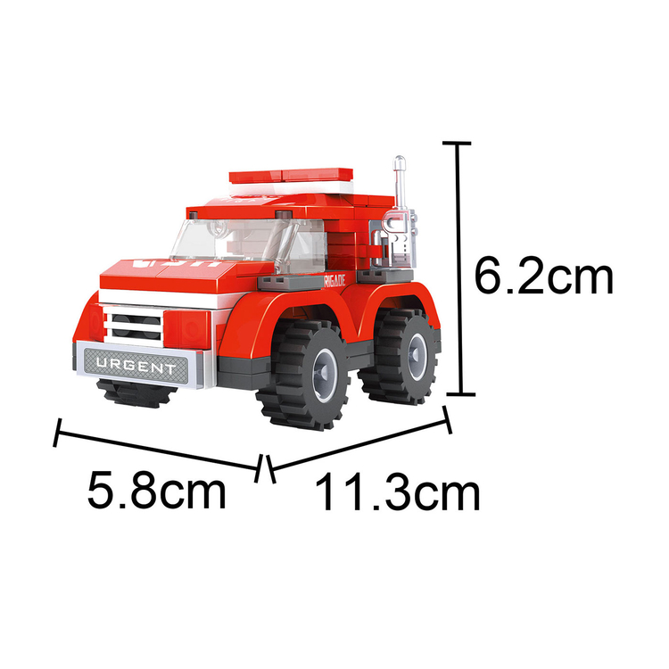 Set de Bloques para Armar Brigada de Bomberos 697 Piezas OX BLOCKS Set de Bloques para Armar Brigada de Bomberos 697 Piezas OX BLOCKS
