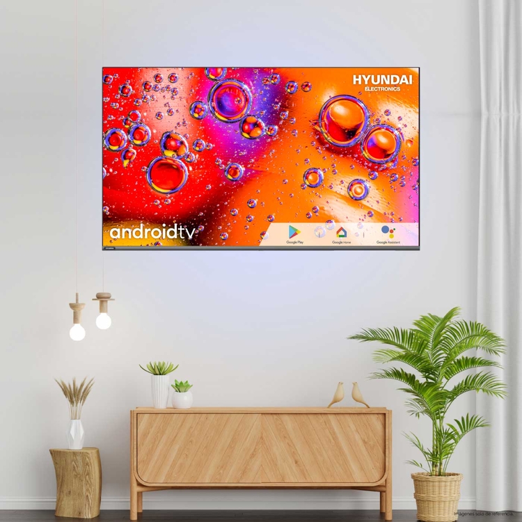 TV HYUNDAI 58" Pulgadas 149.8 cm HYLED 5806A4KM 4K-UHD LED Smart TV Android TV HYUNDAI 58" Pulgadas 149.8 cm HYLED 5806A4KM 4K-UHD LED Smart TV Android