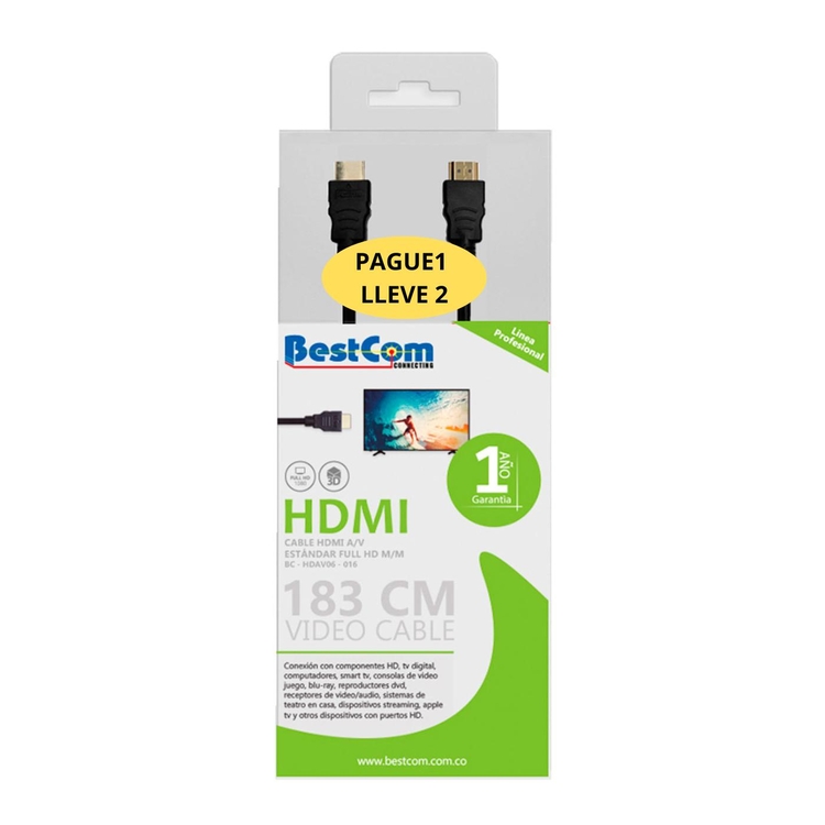 Ofertas en Cable MINI Hdmi A Hdmi Dorado FULL HD Audio /Video Digital