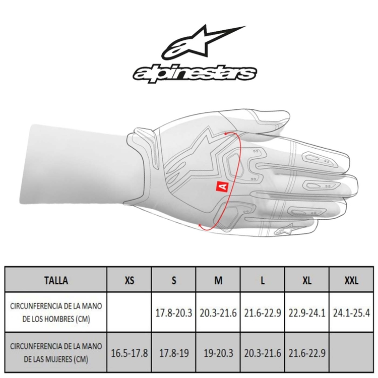 Guantes Moto ALPINESTARS SP-8 V3 Negro Rojo Fl L Guantes Moto ALPINESTARS SP-8 V3 Negro Rojo Fl L