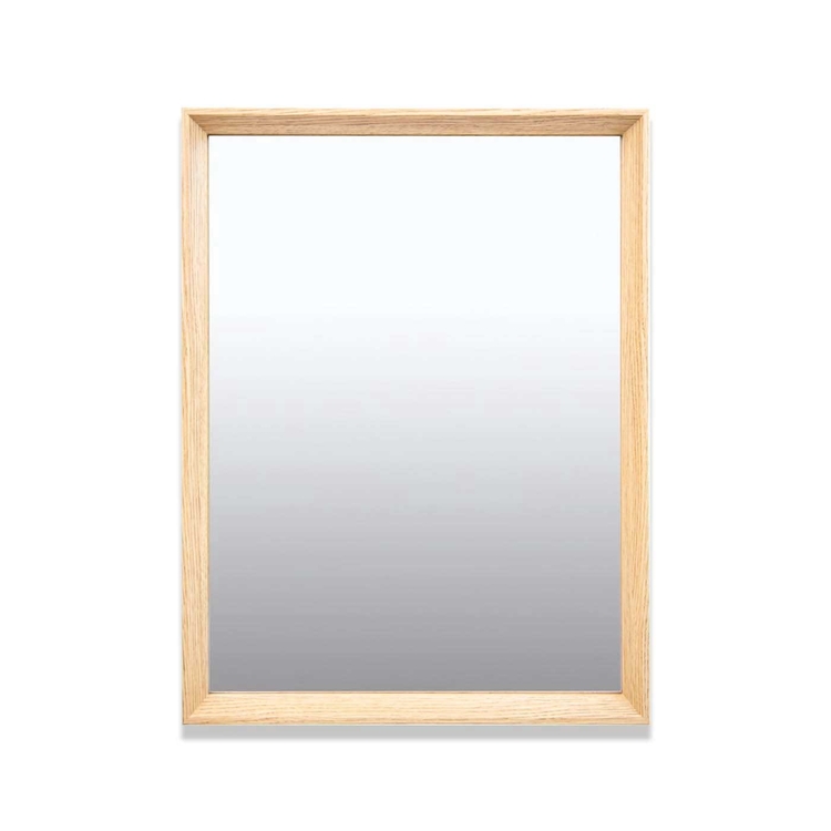 Espejo de Pared FREE HOME con Marco en Madera 32 x 42 cm Natural Espejo de Pared FREE HOME con Marco en Madera 32 x 42 cm Natural