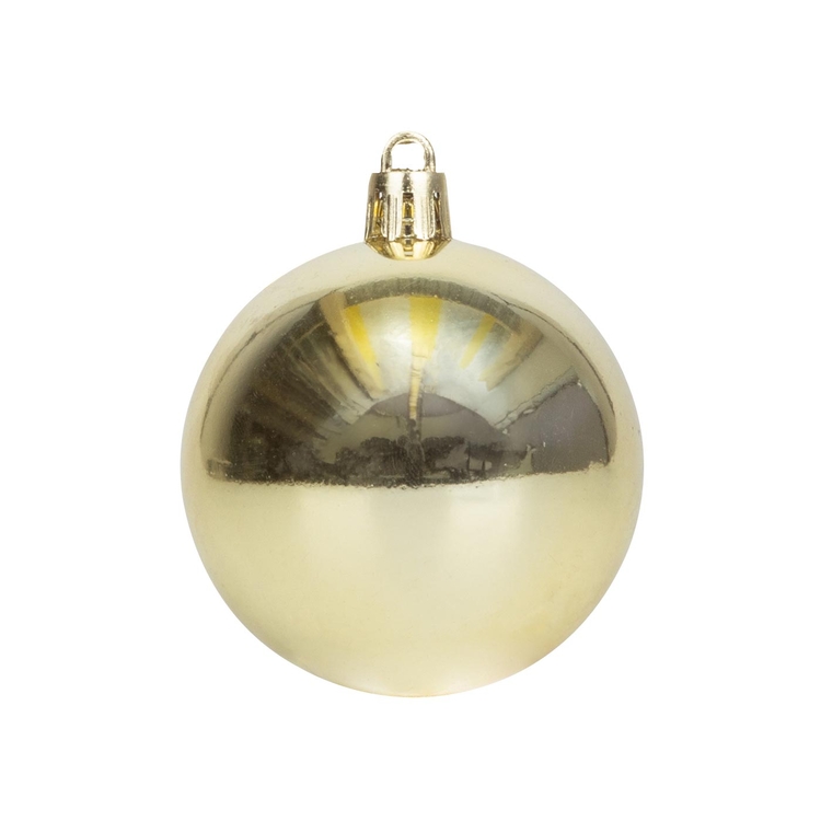 Bolas de Navidad JOY Dorado Brillante Set x 6 - 6 cm Bolas de Navidad JOY Dorado Brillante Set x 6 - 6 cm