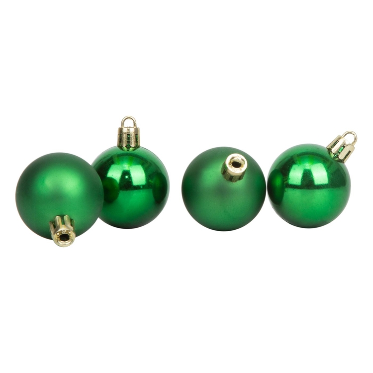 Bolas de Navidad JOY Verde Mate/Brillante Set x 16 - 4 cm Bolas de Navidad JOY Verde Mate/Brillante Set x 16 - 4 cm