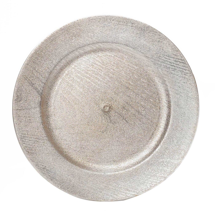 Plato Base 32 cm JOY Gris Líneas Plato Base 32 cm JOY Gris Líneas