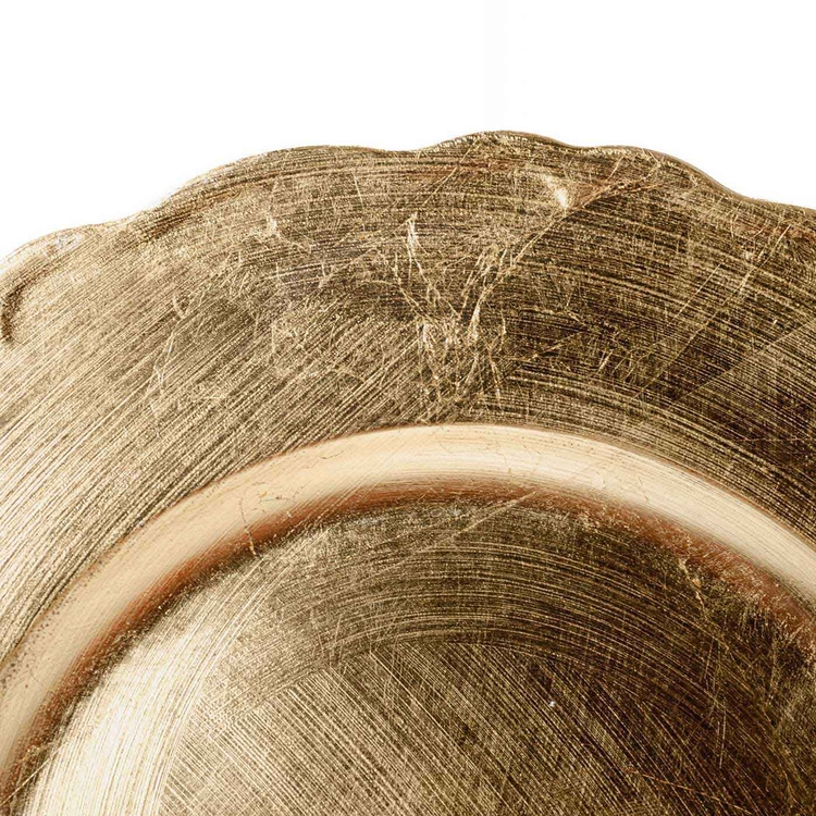 Plato Base 32 cm JOY Dorado Liso Plato Base 32 cm JOY Dorado Liso