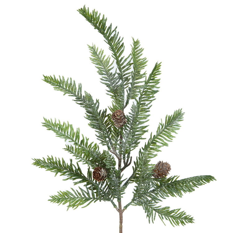 Adorno Navideño Rama JOY Tallo de pino con piña 58 cm Adorno Navideño Rama JOY Tallo de pino con piña 58 cm