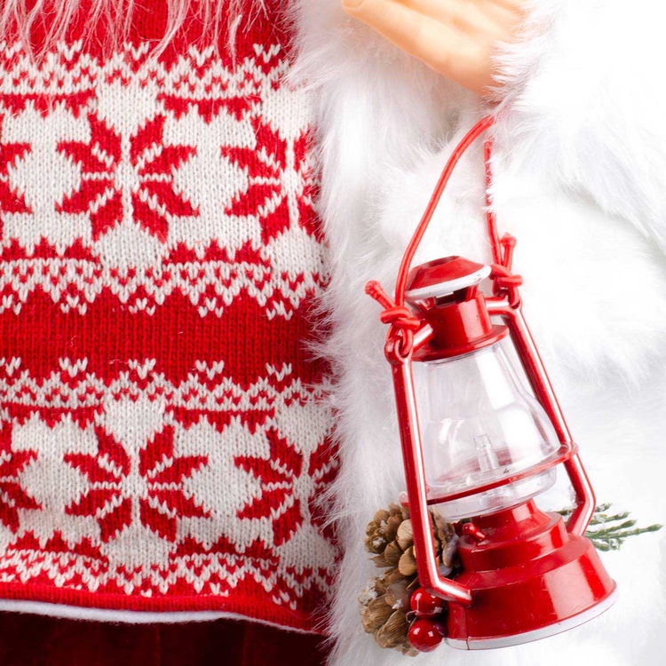 Muñeco Papá Noel JOY con Farol y Tabla Sky 90 cm Muñeco Papá Noel JOY con Farol y Tabla Sky 90 cm