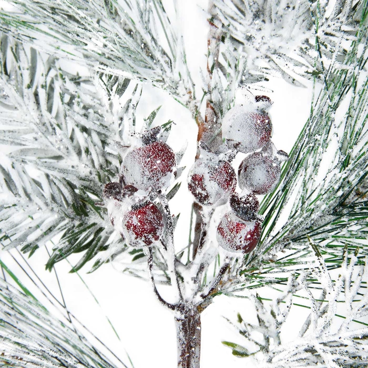 Adorno Navideño Rama JOY Pino con Berries 51 cm Adorno Navideño Rama JOY Pino con Berries 51 cm