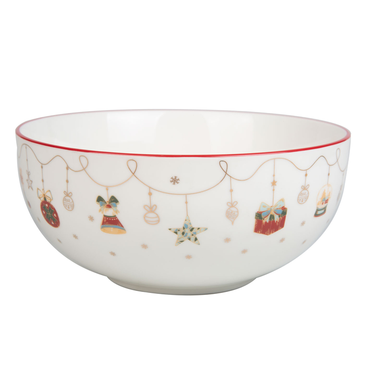 Ensaladera FREE HOME Navidad 22 cm - 2300 ml Ensaladera FREE HOME Navidad 22 cm - 2300 ml