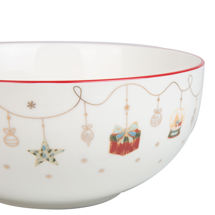 Ensaladera FREE HOME Navidad 22 cm - 2300 ml Ensaladera FREE HOME Navidad 22 cm - 2300 ml