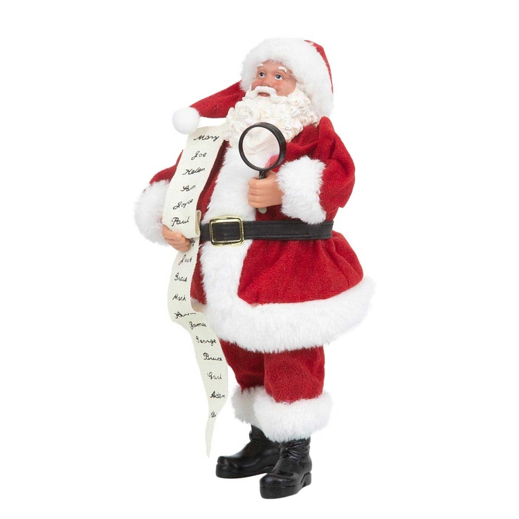 Muñeco Papá Noel JOY Lista de Regalos 28 cm Muñeco Papá Noel JOY Lista de Regalos 28 cm