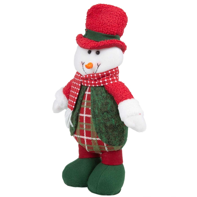 Muñeco Hombre de Nieve JOY con Bufanda y Sombrero 40 cm Muñeco Hombre de Nieve JOY con Bufanda y Sombrero 40 cm