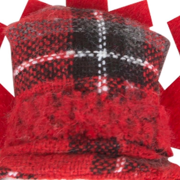 Adorno Navideño JOY Colgante Hombre de Nieve con Gorro y Bufanda Tejida Copo Nieve Roja 11 cm Adorno Navideño JOY Colgante Hombre de Nieve con Gorro y Bufanda Tejida Copo Nieve Roja 11 cm