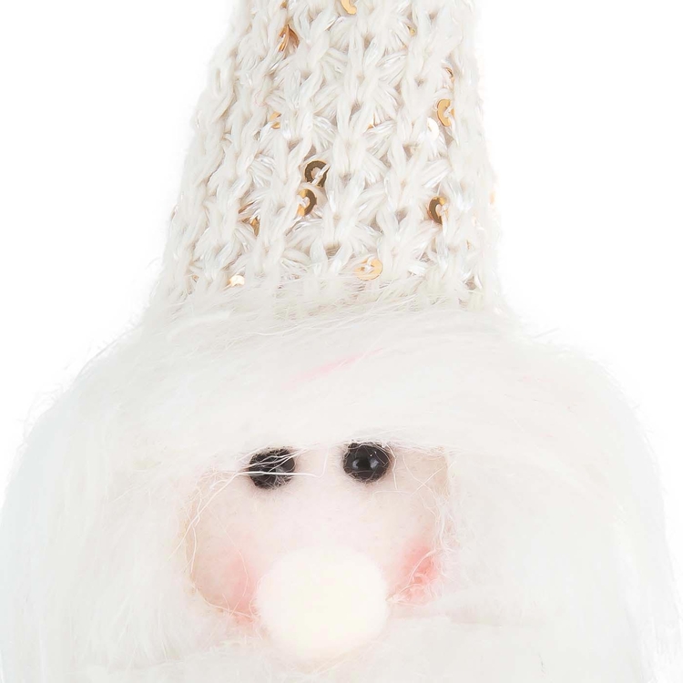 Adorno Navideño JOY Colgante Papá Noel con Gorro y Cascabel 12 cm Adorno Navideño JOY Colgante Papá Noel con Gorro y Cascabel 12 cm