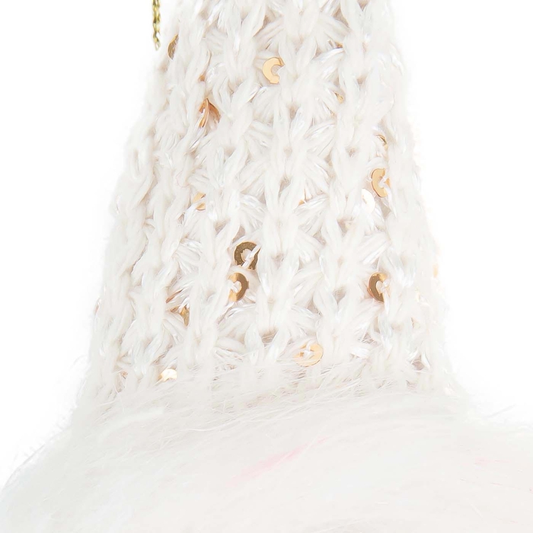 Adorno Navideño JOY Colgante Papá Noel con Gorro y Cascabel 12 cm Adorno Navideño JOY Colgante Papá Noel con Gorro y Cascabel 12 cm