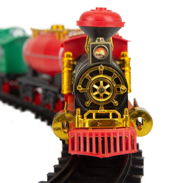 Tren Navideño Adorno MERRY CHRISTMAS con Accesorios 270 cm Tren Navideño Adorno MERRY CHRISTMAS con Accesorios 270 cm