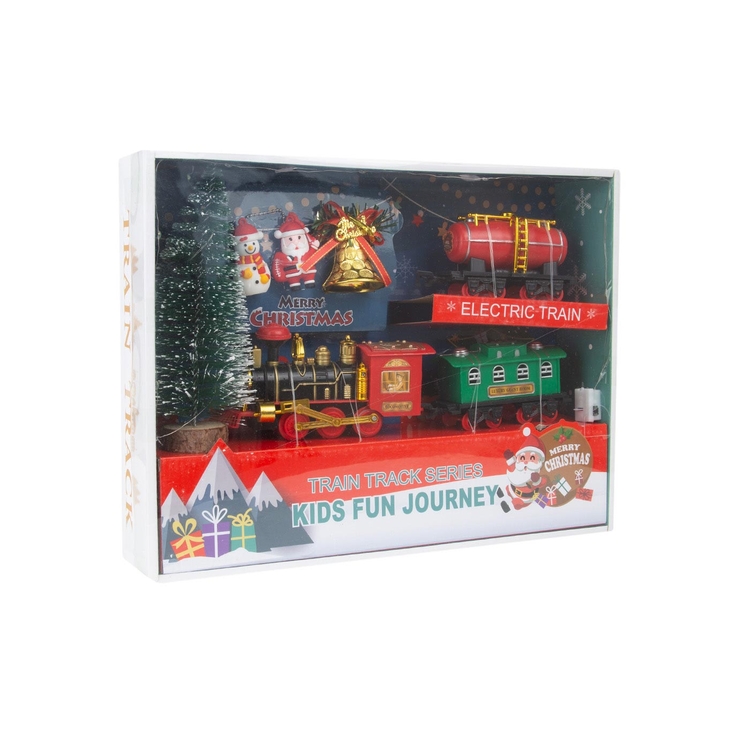 Tren Navideño Adorno MERRY CHRISTMAS con Accesorios 270 cm Tren Navideño Adorno MERRY CHRISTMAS con Accesorios 270 cm