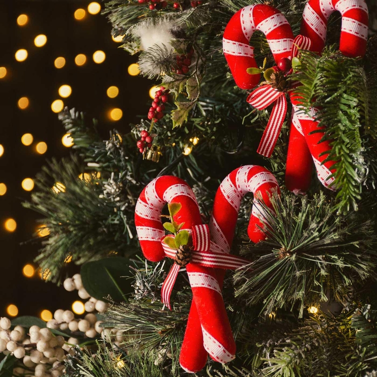 Adorno Navideño Colgante JOY Bastón Rojo Adorno Navideño Colgante JOY Bastón Rojo