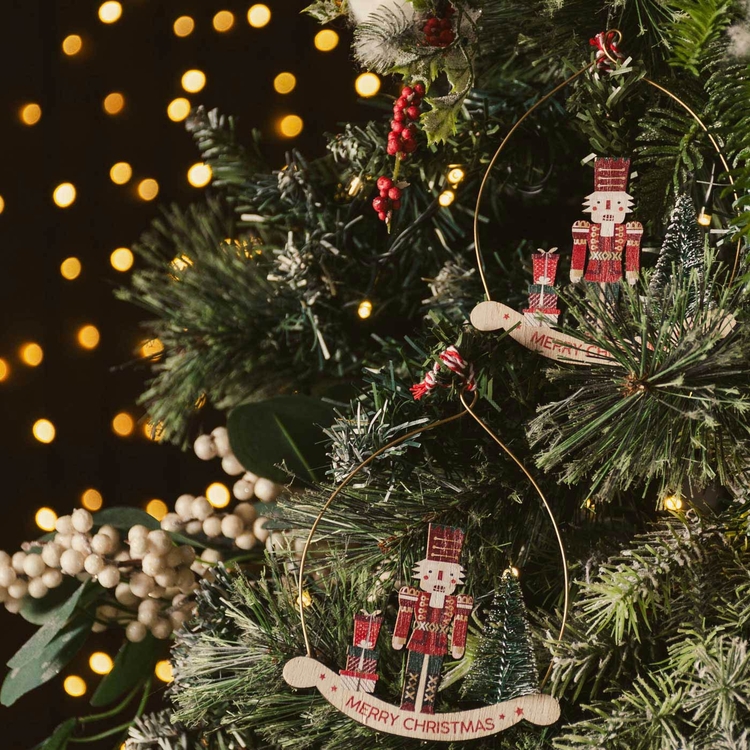 Adorno Navideño Colgante JOY Cascanuez Rojo Adorno Navideño Colgante JOY Cascanuez Rojo