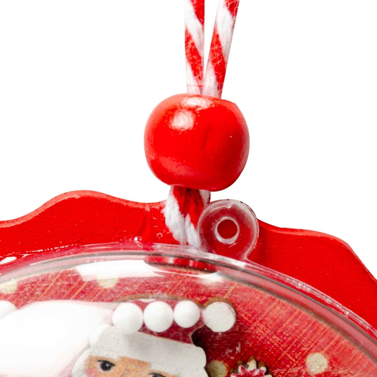 Adorno Navideño Colgante JOY Papá Noel en Nieve Adorno Navideño Colgante JOY Papá Noel en Nieve