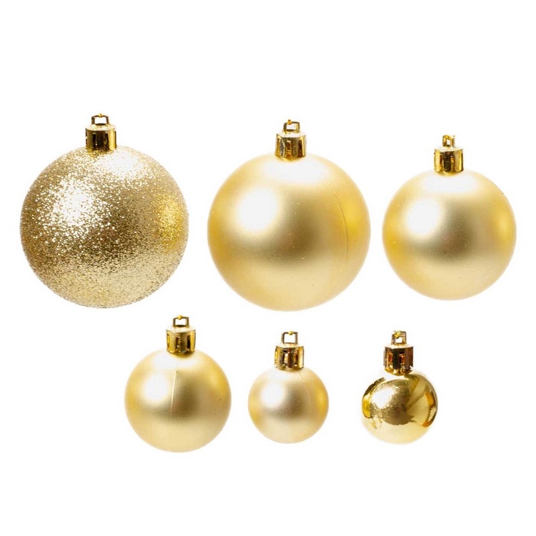 Bola de Navidad JOY Set Dorado 6 cm Bola de Navidad JOY Set Dorado 6 cm