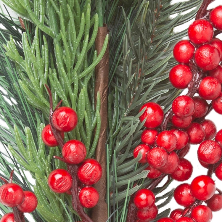 Adorno Navideño Rama JOY con Berries y Rama Pino 40 cm Adorno Navideño Rama JOY con Berries y Rama Pino 40 cm