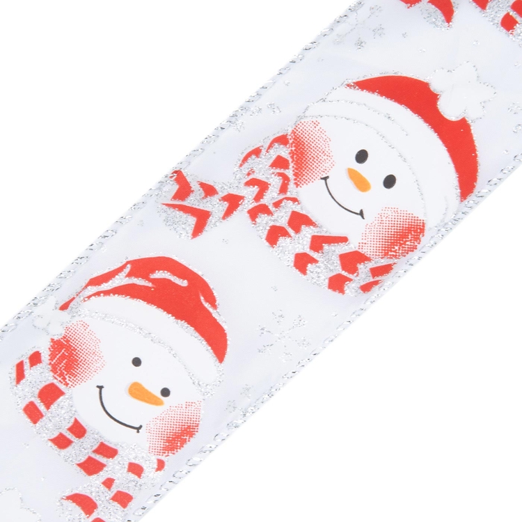 Cinta Navideña JOY Muñeco de Nieve 6.3 cm Cinta Navideña JOY Muñeco de Nieve 6.3 cm