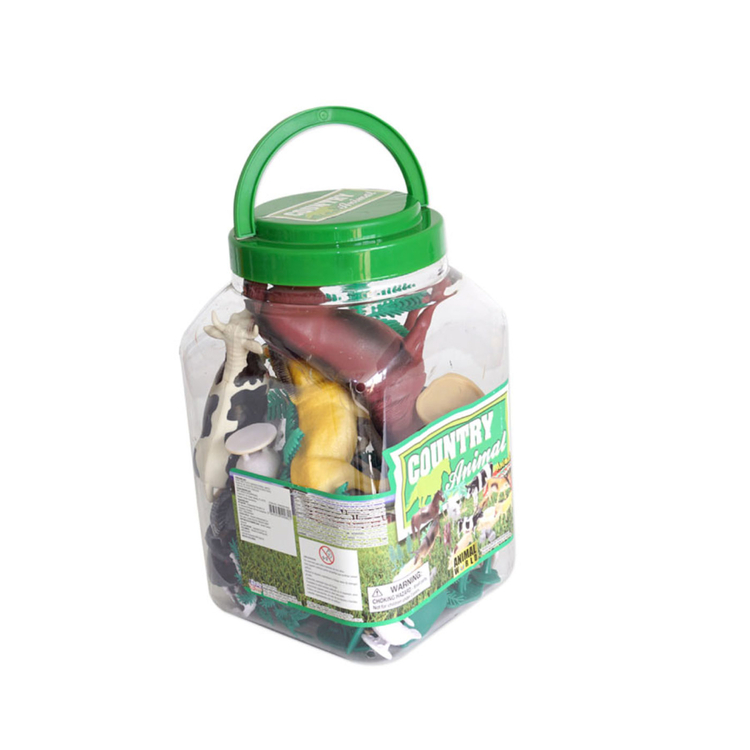 Set de Juguete Balde Animales Granja 60 Piezas MUNDO ANIMAL Set de Juguete Balde Animales Granja 60 Piezas MUNDO ANIMAL