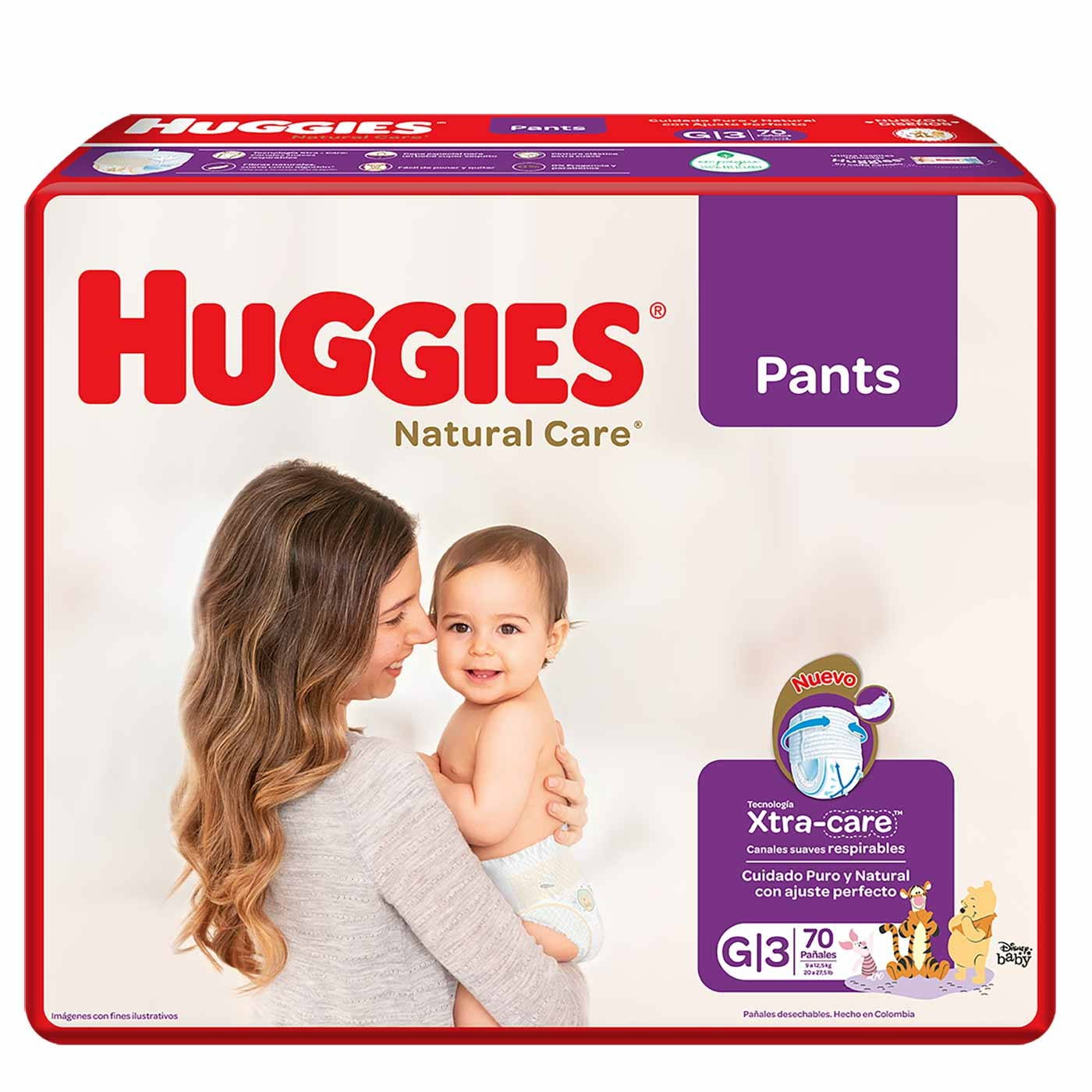 Pants HUGGIES Natural Care G x70 Unidades