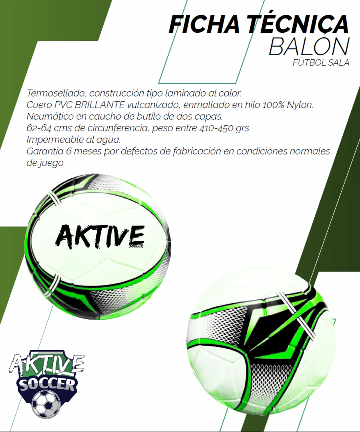 Balón Futsal AKTIVE