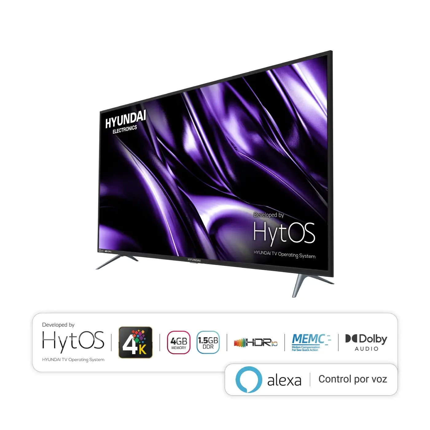 TV HYUNDAI 58"Pulgadas 147,32 Cm HYLED5810H4KM 4K UHD LED Smart TV