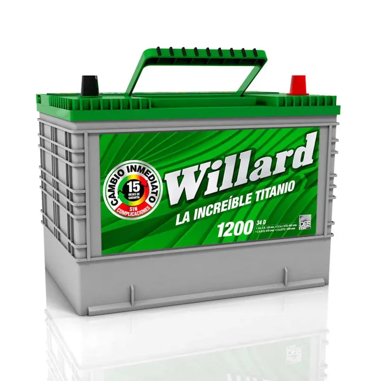 Batería Carro WILLARD Titanio 34D-1200