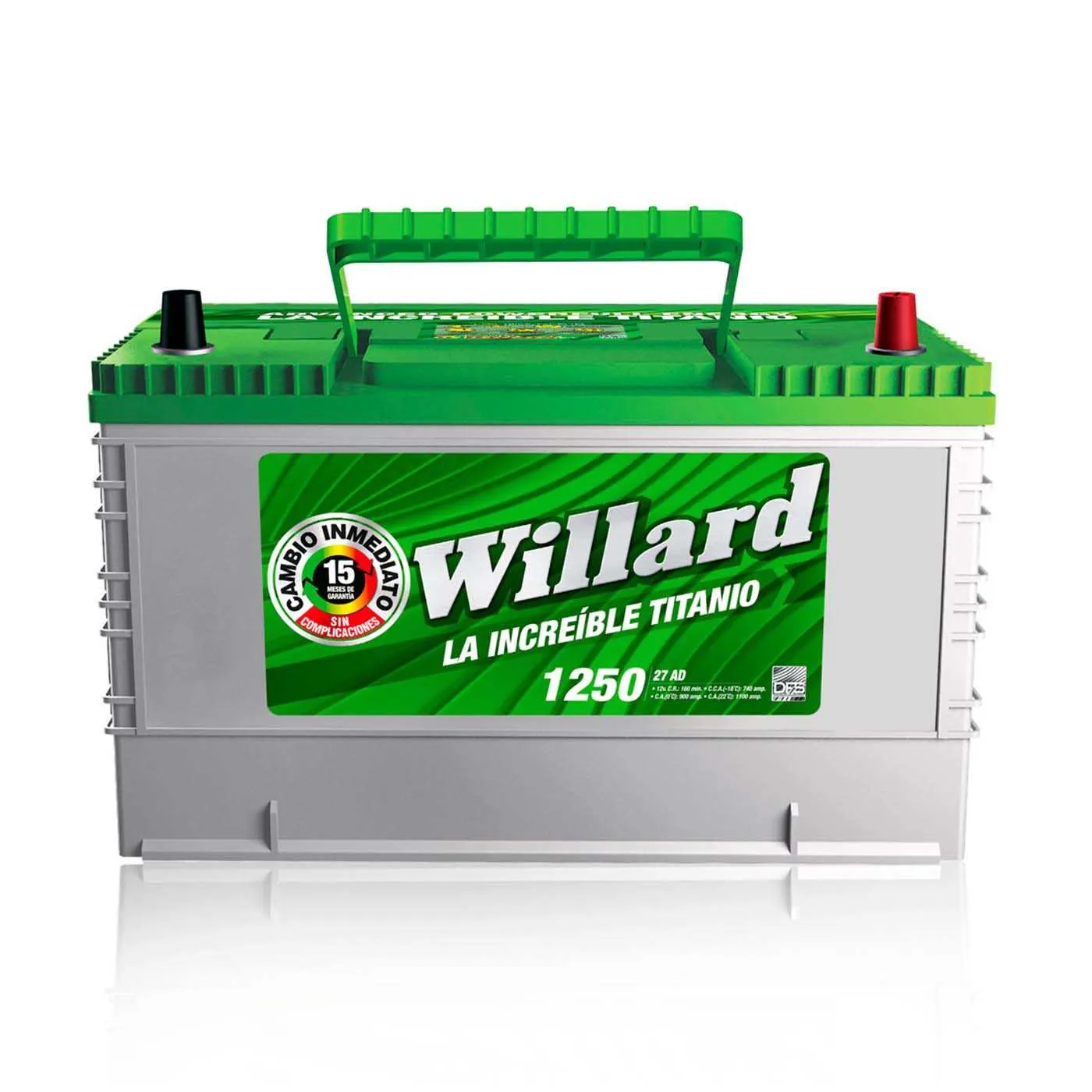 Batería Camioneta WILLARD Titanio 27AD-1250