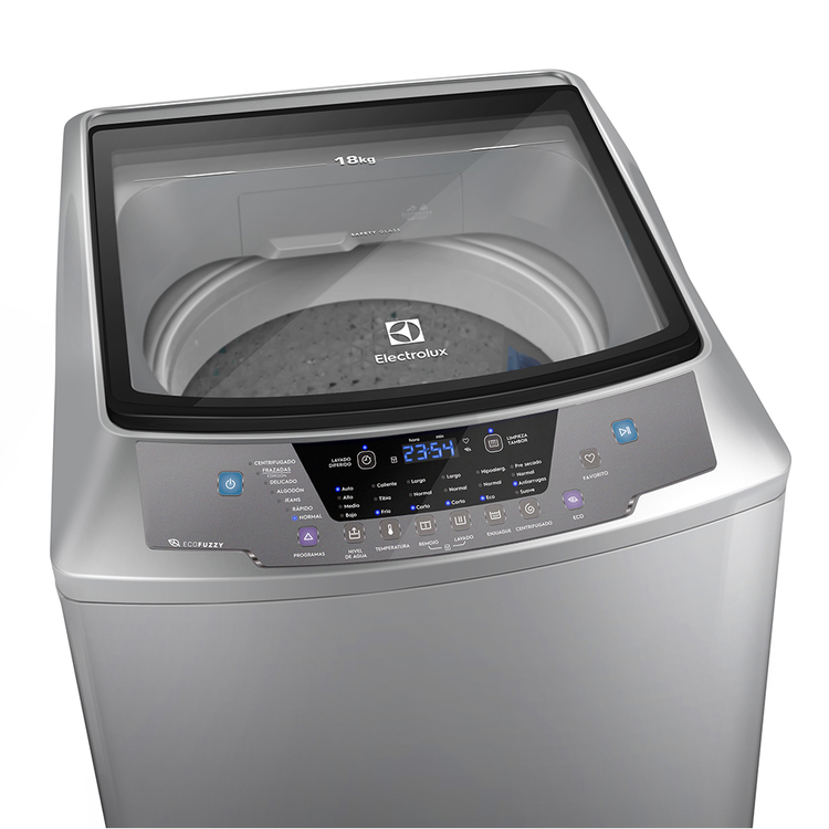 lavadora electrolux carga superior 18 kilogramos ewif18e3cgsg gris