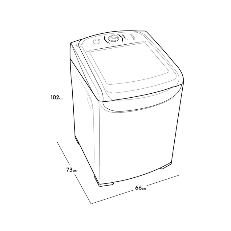 lavadora electrolux carga superior 17 kilogramos 2117crca106 blanco