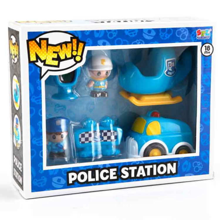 Set de Muñecos Agentes de Policía