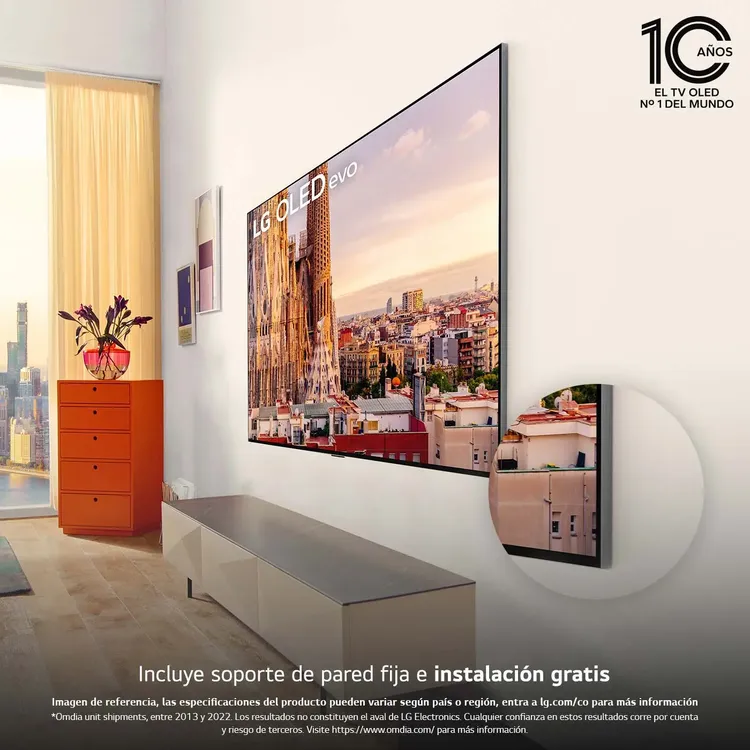 TV LG 77" Pulgadas 195 Cm OLED77G3PSA 4K-UHD OLED Smart TV
